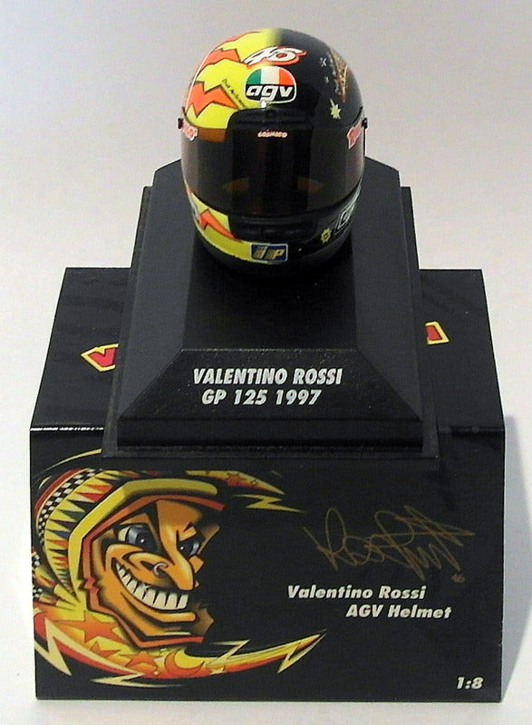Minichamps 1/8 Scale 397 970046 - AGV Helmet GP 125 Mugello 1997 V. Rossi