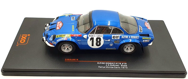 Ixo 1/24 Scale 24RAL007A - Alpine Renault A110 #18 Andruet Rally 1973