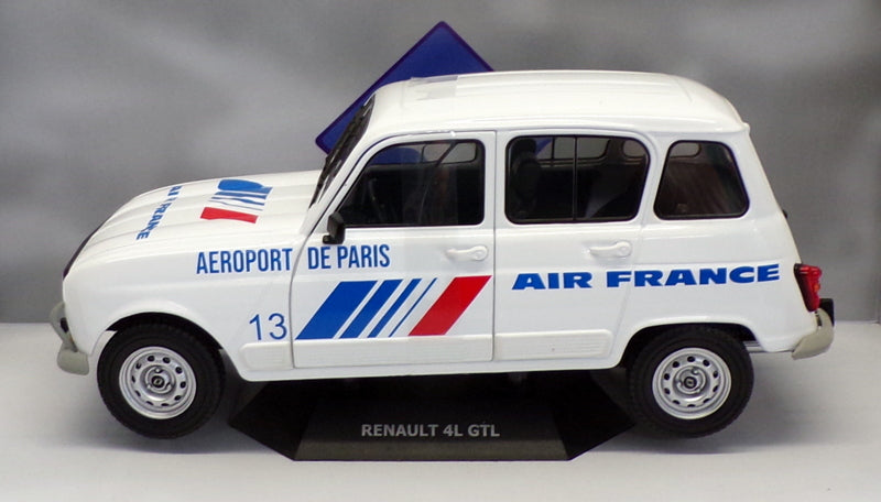 Solido 1/18 Scale S1800108 - Renault 4L GTL Air France - White