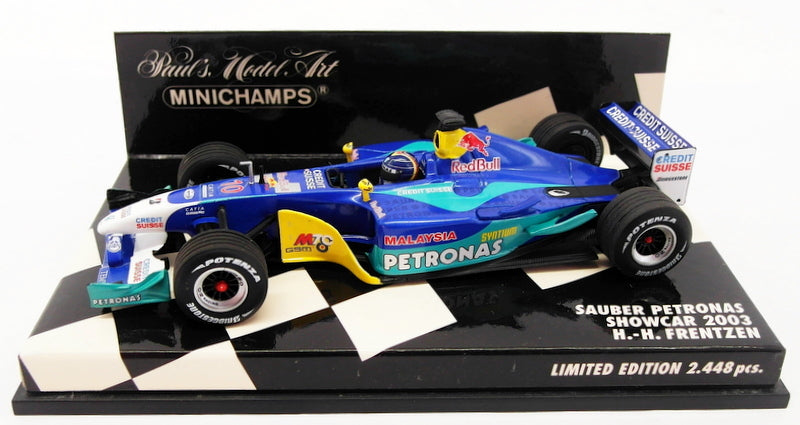 Minichamps 1/43 Scale 400 030080 - Sauber Petronas Showcar 2003 - H.H.Frentzen