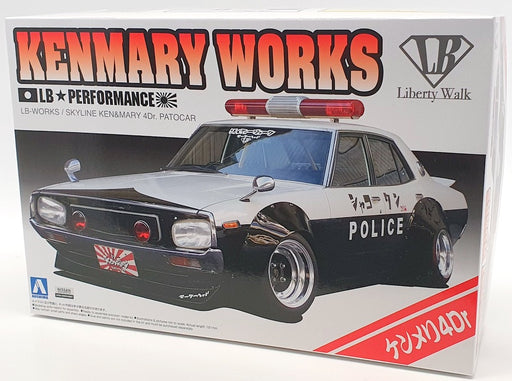 Aoshima 1/24 Scale Model Car Kit 10686 - Nissan Skyline Ken & Mary Patrol Car