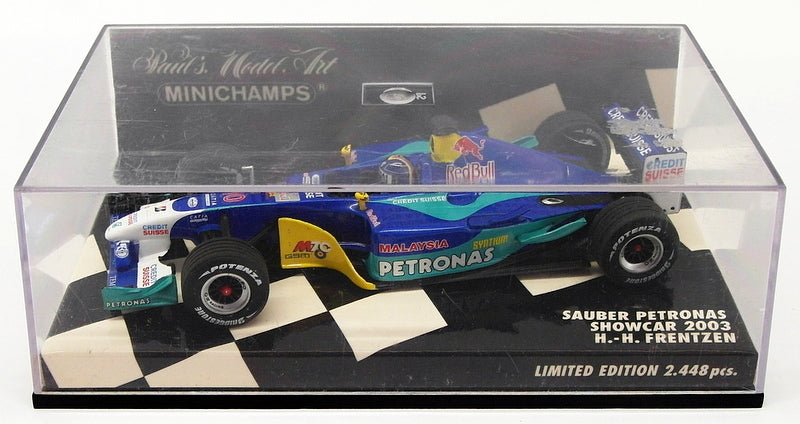 Minichamps 1/43 Scale 400 030080 - Sauber Petronas Showcar 2003 - H.H.Frentzen