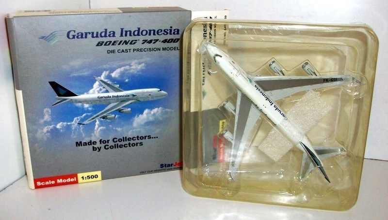 Schuco 1/500 Scale SJGIA009 Boeing 747-400 Garuda Indonesia PK-GSI