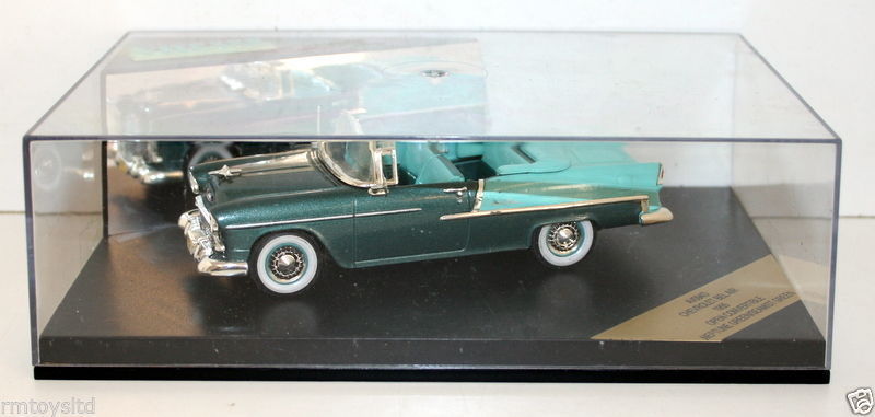 VITESSE 1/43 - AV094D CHEVROLET BEL AIR 1955 OPEN CONVERTIBLE GREEN / SEAMIST
