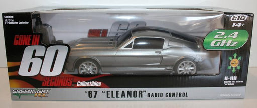 Greenlight 1/18 Scale Radio Control 1967 Mustang Eleanor Gone In 60 Seconds