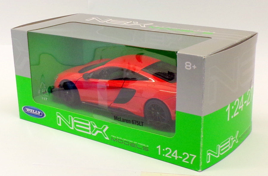 Welly 1/24-27 Scale Model Car 24089W - McLaren 675LT - Red