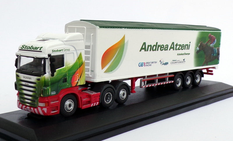 Oxford Diecast 1/76 Scale 76SHL11WF - Scania Truck Stobart - Atzeni