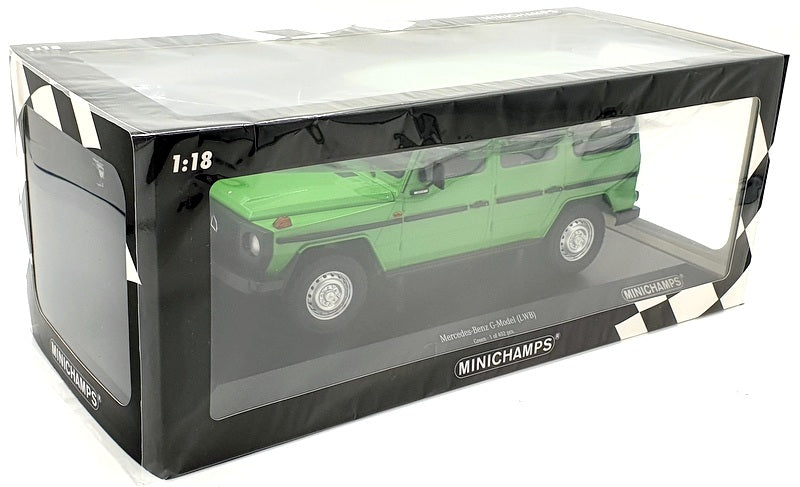 Minichamps 1/18 Scale Diecast 155 038101 - Mercedes-Benz G-Model LWB Green