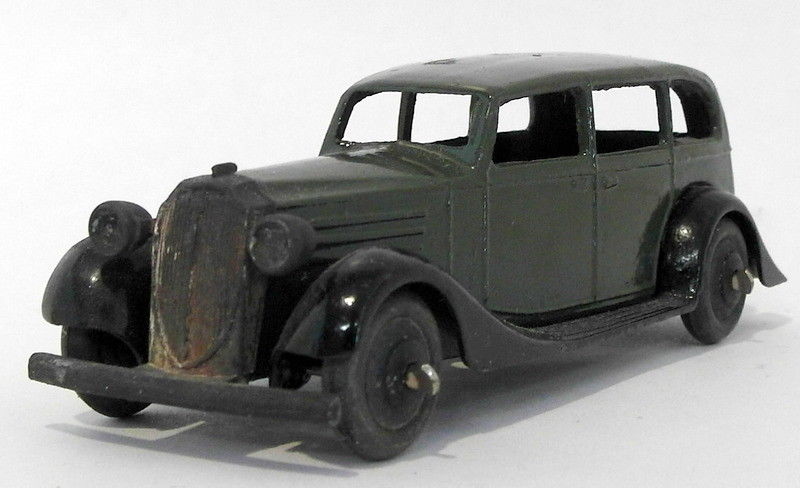 Vintage Dinky 30D - Vauxhall Saloon - In Collecta Box Green 2nd Listing