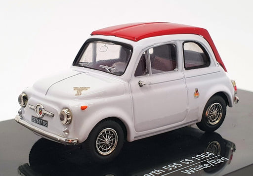 Vitesse 1/43 Scale Model Car 24506 - 1964 Fiat Abarth 595 SS - Red/White