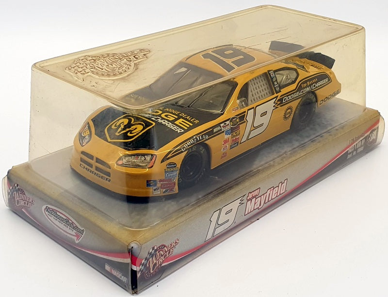 Action1/24 Scale 40731 - Stock Car Dodge #19 Jermey Mayfield Nascar - Yellow