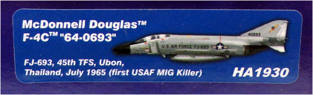 Hobby Master 1/72 Scale HA1930 - McDonnell Douglas F4-C "64-0693"