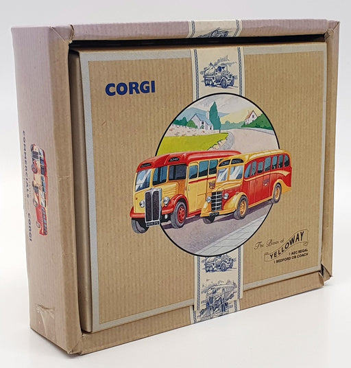 Corgi 1/50 Scale Diecast 97063 - Bedford OB Coach & AEC Regal - Yelloway