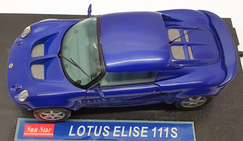 Sun Star 1/18 Scale Model Car 1031 - Lotus Elise 111S - Blue