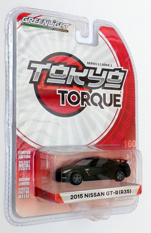 Greenlight Tokyo Torque 1/64 Scale 29900-F - 2015 Nissan GT-R (R35) - Black