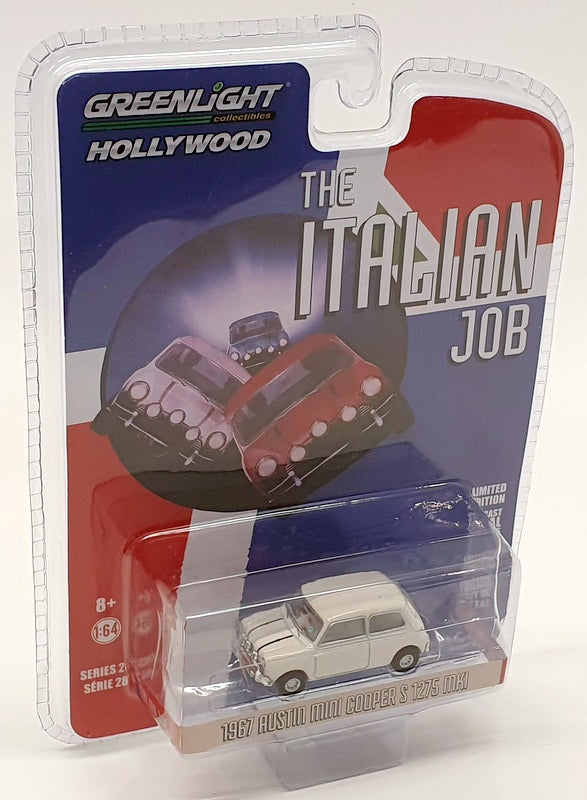 Greenlight 1/64 Scale 44880C - 1967 Austin Mini Cooper 1275 Mk1 - White