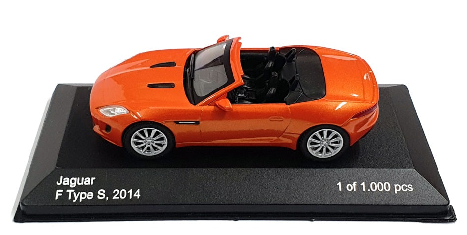 Whitebox 1/43 Scale WB166 - 2014 Jaguar F-Type Open - Met Orange