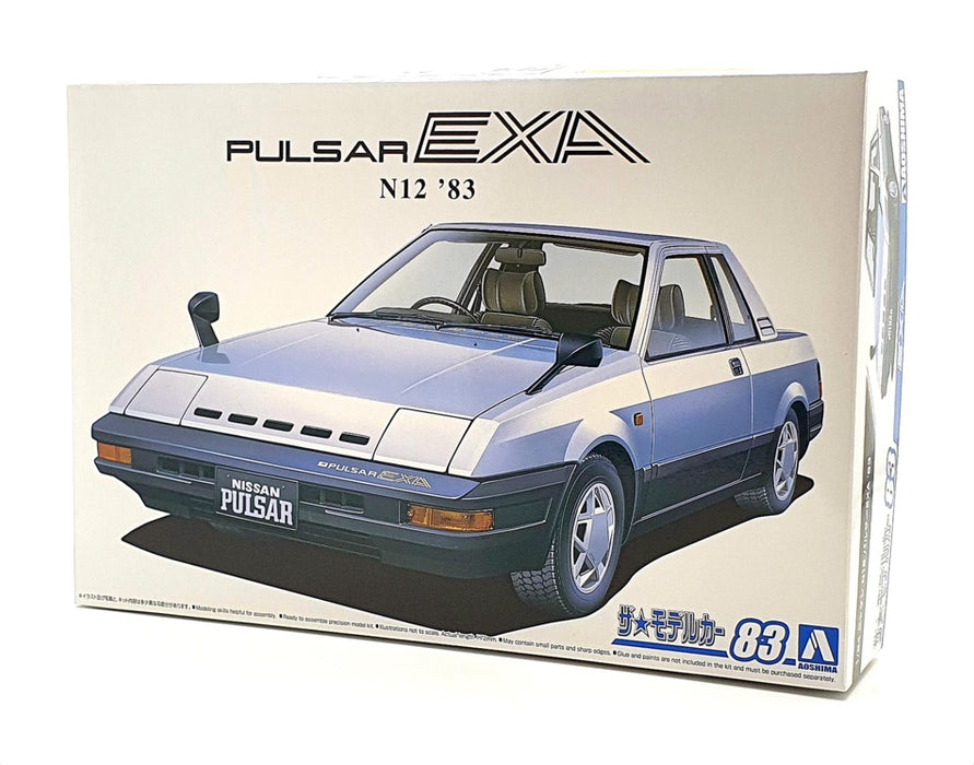 Aoshima 1/24 Scale Unbuilt Kit 062722 - 1983 Nissan Pulsar EXA N12