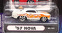 Muscle Machines 1/64 Scale 71161 02-101 - 1967 Chevrolet Nova - White
