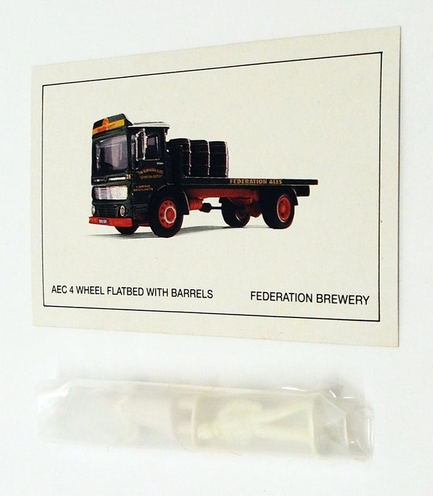 Corgi 1/50 Scale 97370 - AEC 4 Wheel Flat Bed Lorry - Federation Brewery