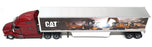 Diecast Masters 1/50 Scale 85665 - Peterbilt 579 Truck & Cat Mural Trailer - Red