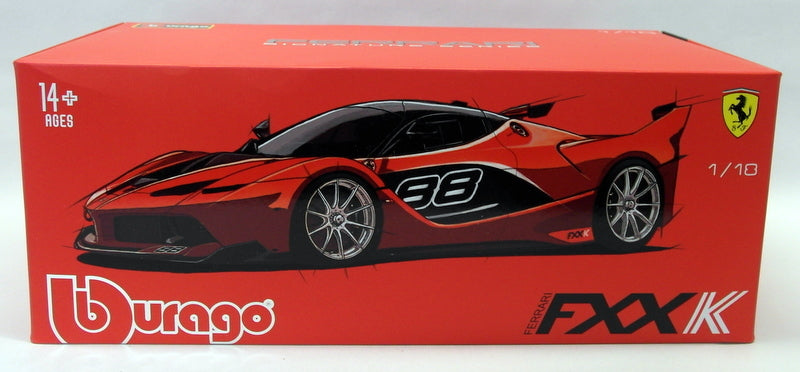 Burago Signature 1/18 Scale Diecast - 18-16907 Ferrari FXX K Supercar Red