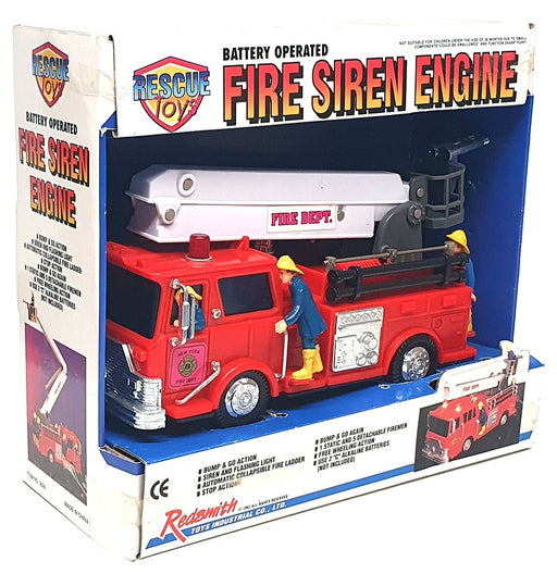 Redsmith Toys Appx 22cm Long 3020 - Battery Op Fire Siren Engine - Red