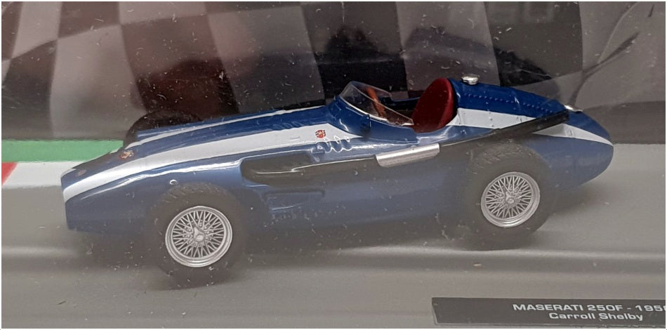 Altaya 1/43 Scale AT301122T - F1 1958 Maserati 250F C. Shelby - Blue/White
