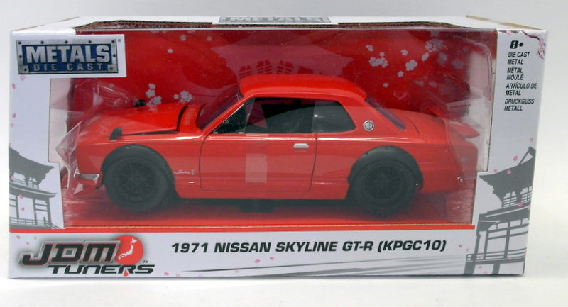 Jada Toys JDM Tuners 1:24 1971 Nissan Skyline GTR KPGC10 Diecast Model Car - Detailed & Brand New