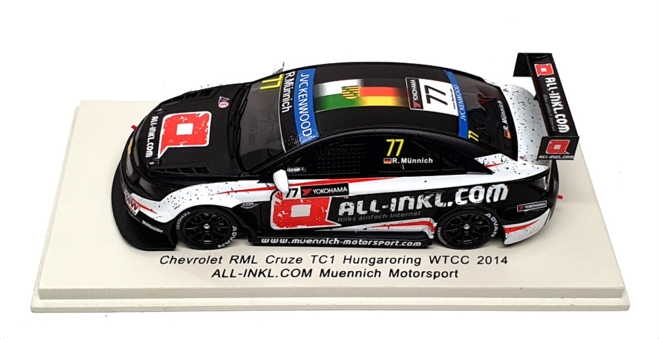 Spark 1/43 Scale S2464 - Chevrolet RML Cruze TC1 Hungaroring WTCC 2014