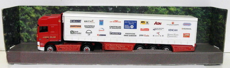 Corgi 1/64 Scale Diecast CC87003 - Leyland Daf 95 Curtainside - James Irlam