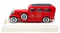 Solido 1/43 Scale 4038 - Cadillac Ambulance Manhattan Fire Brigade - Red