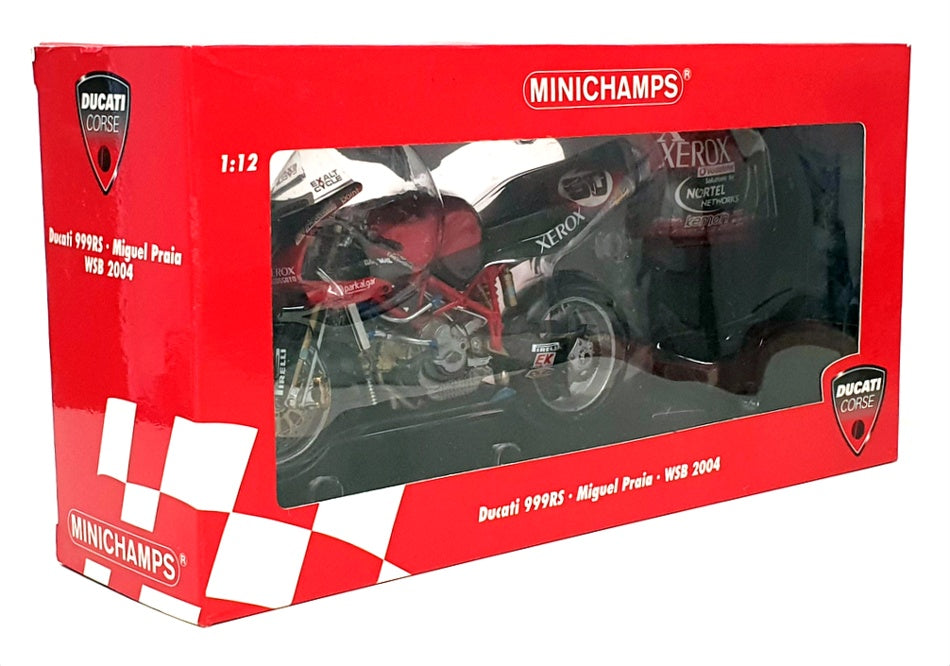 Minichamps 1/12 Scale 122 040250 - Ducati 999RS M. Praia WSB 2004