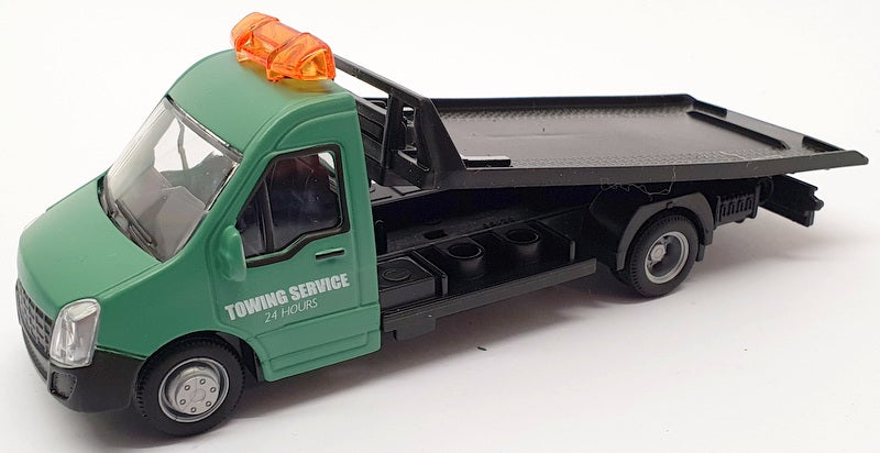 Burago 1/43 Scale #18 31400 - Ford Focus Car And Generic Flatbed Truck