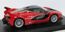 Burago - 1/43 Scale diecast - 18-36906 - Ferrari FXX-K #88 Red & Black