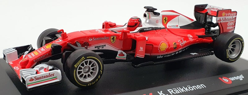 Burago 1/32 Scale Model Car #18 46800 - Ferrari SF 16-H K.Raikkonen