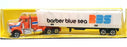 Matchbox MCR04 - Big American Container Rig Truck - Barber Blue Sea