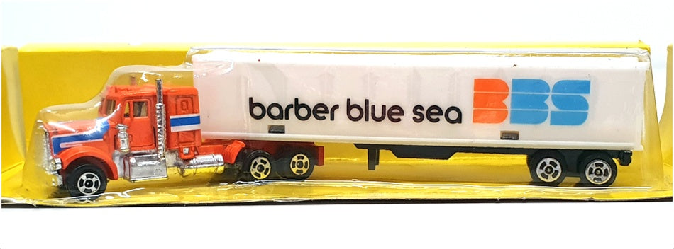 Matchbox MCR04 - Big American Container Rig Truck - Barber Blue Sea