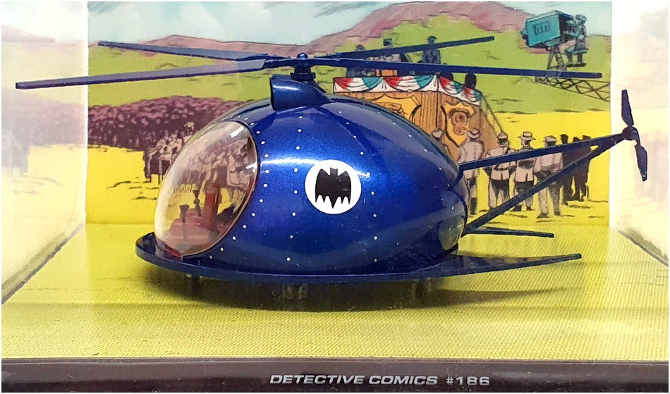 Eaglemoss Appx 1/43 Scale Detective Comics #186 - Batman Flying Batcave - Blue