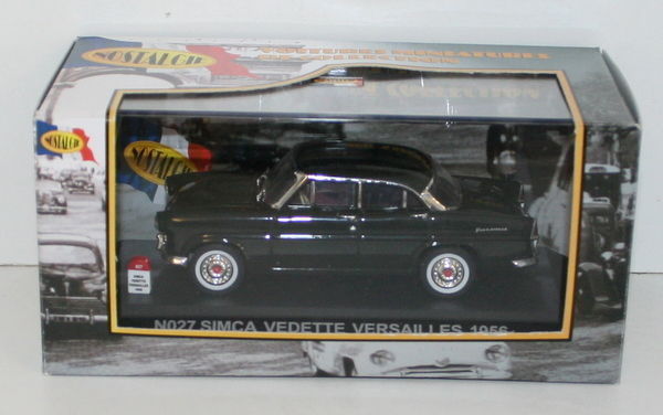NOSTALGIE 1/43 SCALE - N027 - SIMCA VEDETTE VERSAILLES 1956 - BLACK