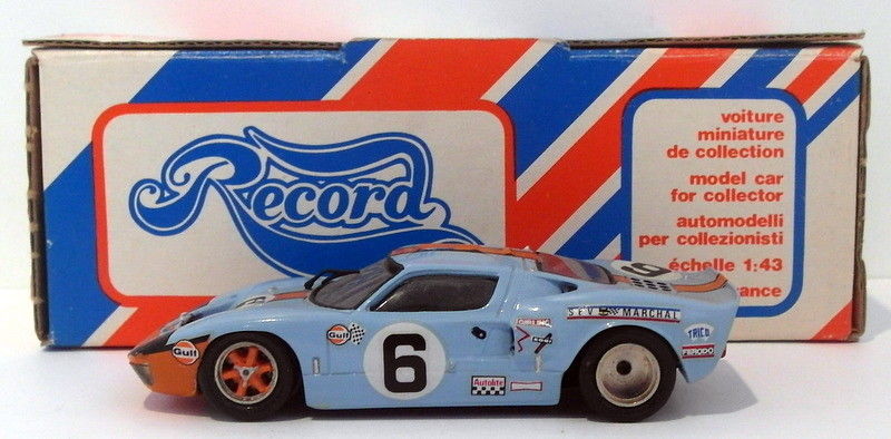Record Models 1/43 Scale Resin 01 - Ford GT40 Joest - #6 Le Mans 1968