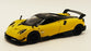 Pagani Huayra - Yellow - Kinsmart Pull Back & Go Diecast Metal Model Car