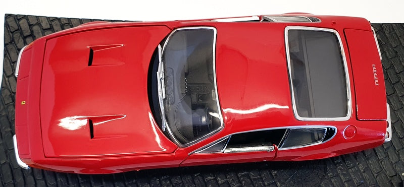 Hot Wheels 1/18 Scale Model Car 21353  - Ferrari 365 GTB/4 - Red