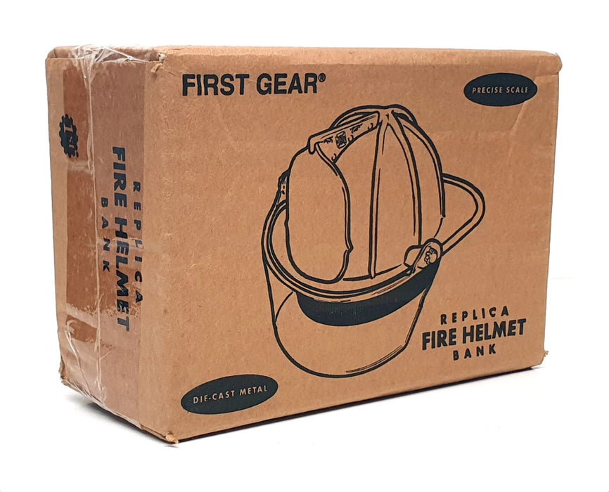 First Gear Appx 15cm Long Diecast 89-0125 - Fire Helmet Bank - Michigan