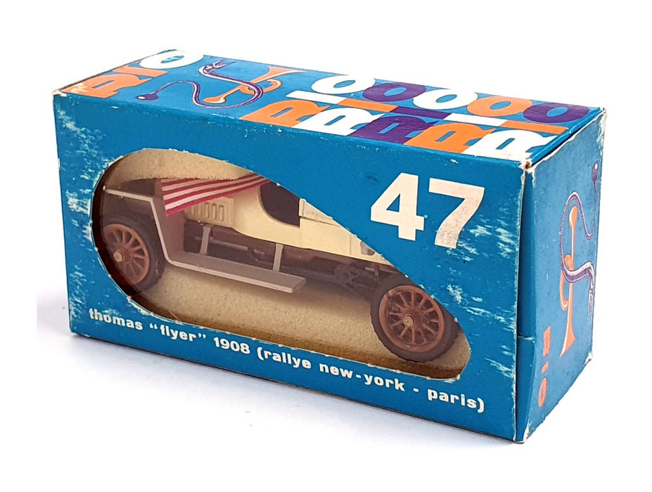 Rio 1/43 Scale 47 - Thomas Flyer 1908 Rallye New York-Paris - Ivory/Brown