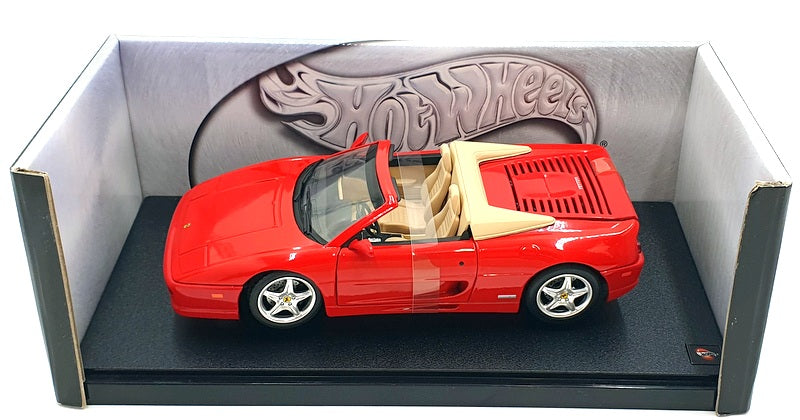Hot Wheels 1/18 Scale Diecast - 25733 Ferrari F355 Spider - Red