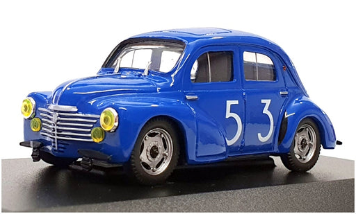 Eligor 1/43 Scale Diecast EL19422 - Renault 4CV - #53 'Bol d'Or' 1952 - Blue