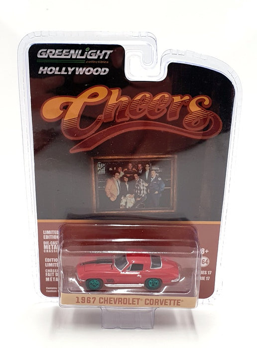 Greenlight 1/64 Scale Diecast 44770-B - Cheers 1967 Chevrolet Corvette Chase