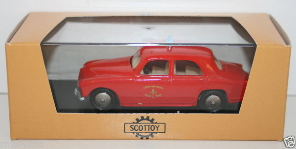 SCOTTOY 1/43 DIECAST MODEL - ALFA ROMEO 1900 - CORPO NAZIONALE VIGIL DEL FUOCO