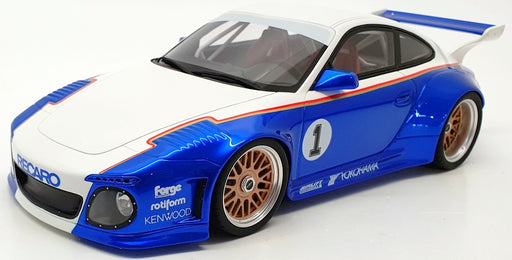 GT Spirit 1/18 GT797 - 2018 Porsche 911 997 Old & New Body Kit - Blue/White